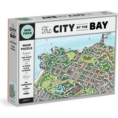 GALISON Město v zálivu San Francisco 2v1 1000 dielov