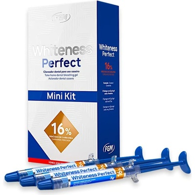 FGM Whiteness Perfect bělící gel FP 16% Mini Kit 3 x 3 g