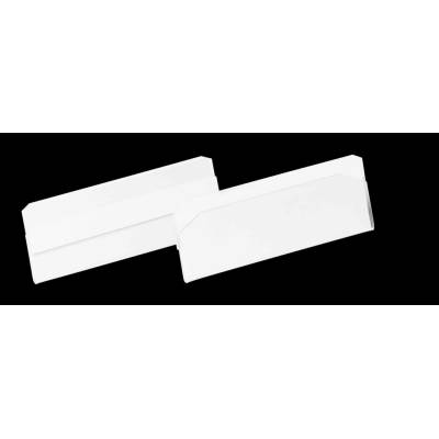 Logistické vrecko, 100x38 mm, vodorovné, DURABLE "HARD COVER", so samolepiacou páskou, priehľadná