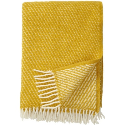 Klippan Vlněný pléd Velvet saffron 130x200