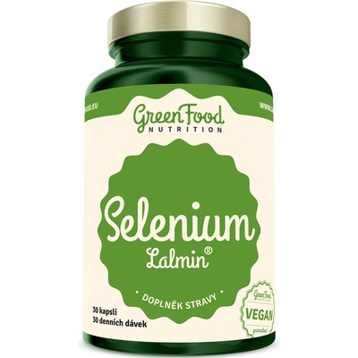 GreenFood Selenium Lalmin 90 kapslí