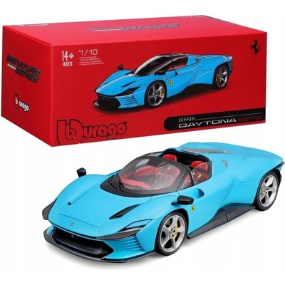 Signature Bburago Ferrari Daytona SP3 modrá 1:43