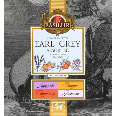 Basilur Earl Grey Assorted černý čaj 40 ks