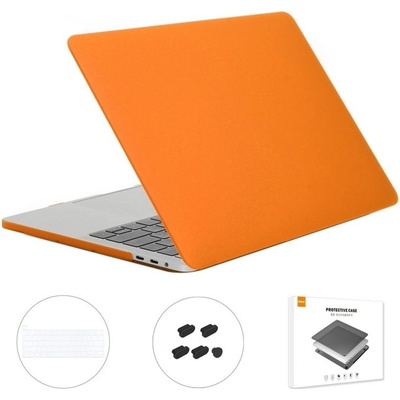 ENKAY 79010 CRYSTAL SET Ochranná sada pro Macbook Pro 16" A2141 oranžová