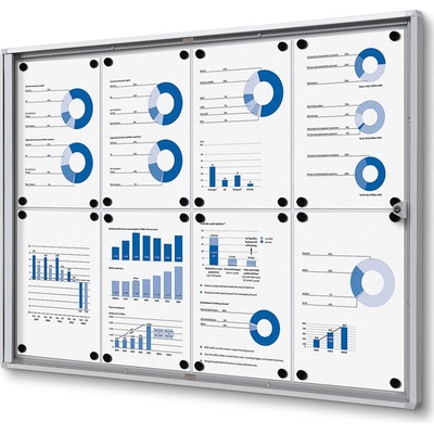 Jansen Display Interiérová vitrína Economy 8xA4 931 x 655 mm – Hledejceny.cz