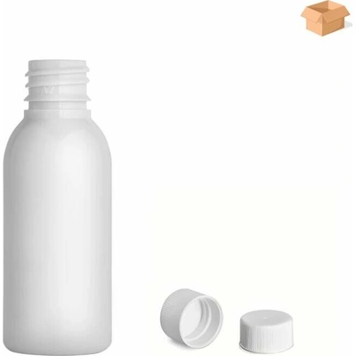 Via Plastová lahvička bílá s bílým uzávěrem 35 ml 1000 ks