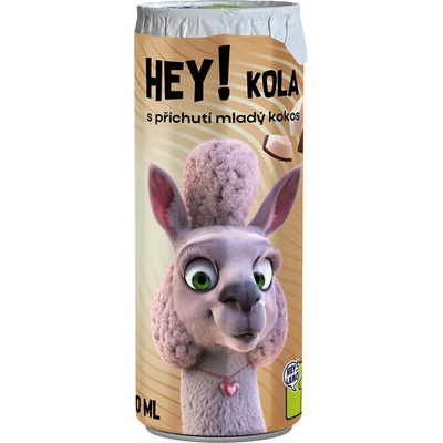 HeyLamo Kolová limonáda Hey! Kola Mladý kokos 250 ml