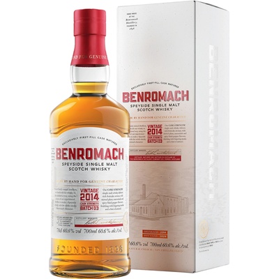 Benromach Cask Strength Vintage 2014 Batch 03 60,6% 0,7 l (karton)