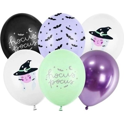 Latexové balónky halloween hocus pocus čarodějnice 30 cm 5904555006621