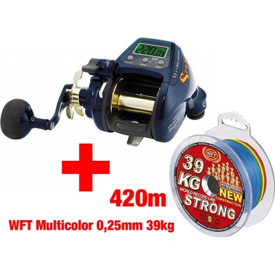 WFT Sea King 800 PR HP LH + Šnůra WFT Multicolor 0,25mm 39kg 420m – Hledejceny.cz