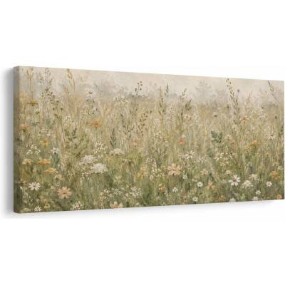 Dovido Obraz něžné polní květy v trávě - 120x60