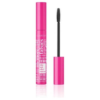 Claresa No More Falsies Mascara maskara pre efekt umelých rias, čierna 10 g