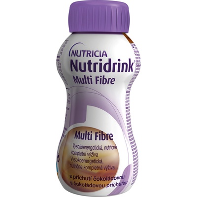 NUTRIDRINK MULTI FIBRE S PŘÍCHUTÍ ČOKOLÁDOVOU POR SOL 4X200ML – Hledejceny.cz