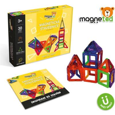 Teddies Magnetická stavebnice magneted 30 ks