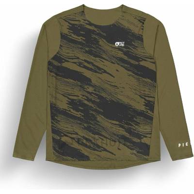 Picture triko Osborn print L/S MAGMA TOBACCO PRINT