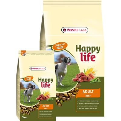 Versele-Laga Happy Life Adult Beef 15 kg