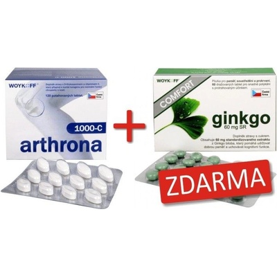 Woykoff Arthrona 1000 C 120 tablet Ginkgo Comfort 60 mg 60 tablet – Hledejceny.cz