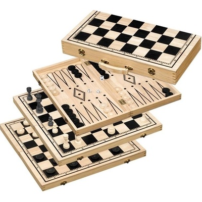 Philos Šachy backgammon a dáma set
