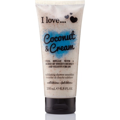 I Love Coconut Cream sprchový peeling 200 ml