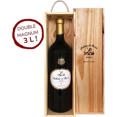 Señorío de Villarrica Delicia de Baco Double Magnum suché červené 2014 14,5% 3 l (dřevěná kazeta)