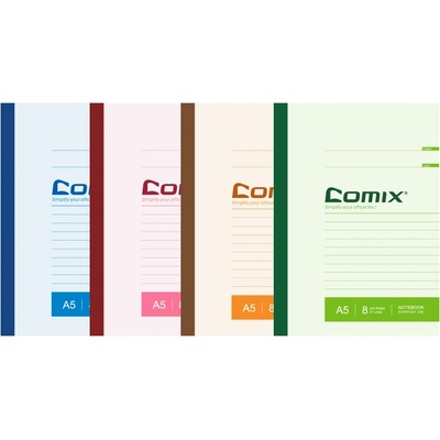 Comix Školní sešit C4504 A5 Hnědá