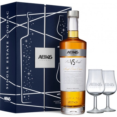 ABK6 VS Single Estate Cognac 40% 0,7 l (dárkové balení 2 sklenice)