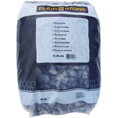 Flairstone štěrk mramorový 15–25 mm ebenově černý 25 kg – Hledejceny.cz