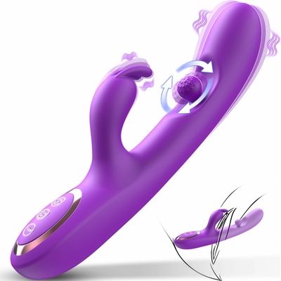 SuperLove Rubbing Bean G Spot Rabbit Vibrator Purple