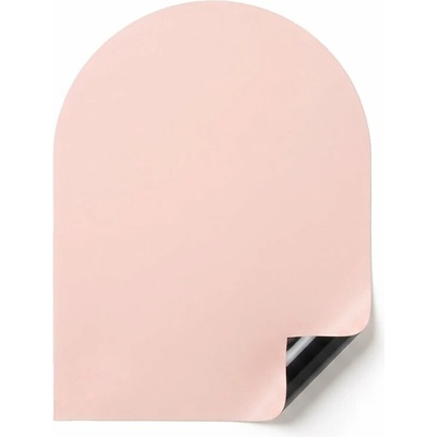 MOSH MSH-MGN-KD2 Samolepící magnetická fólie na zeď ve tvaru oblouku 100 × 80 cm - světle růžová