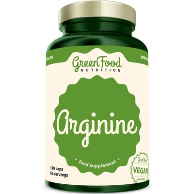 GreenFood Arginin 120 kapslí