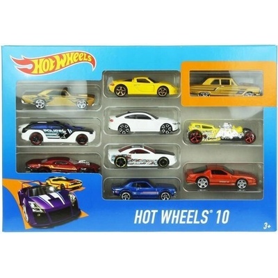 Mattel Hot Wheels Dárková sada 10 vozidel 10PAK 54886
