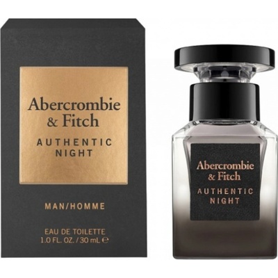 Abercrombie & Fitch Authentic Night toaletná voda pánska 30 ml