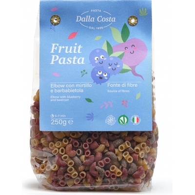 Dalla Costa Elbow borůvky & červená řepa barevné těstoviny 250 g