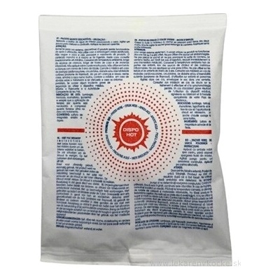Dispo Hot jednorázový hřejivý obklad z netkané textilie 14 × 18 cm, 1 ks