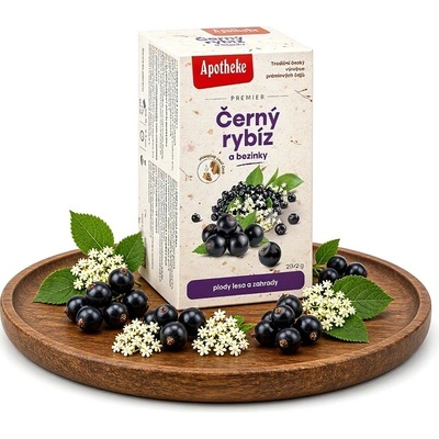 Apotheke Černý rybíz a bezinky 20 x 2 g