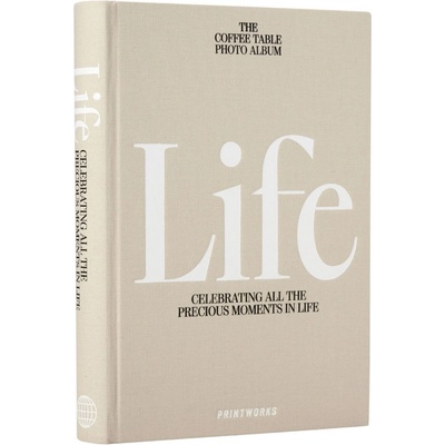 Fotoalbum LIFE, béžová, Printworks