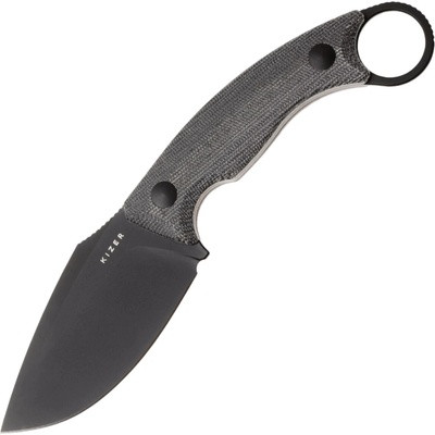 Kizer Cabox II AEB-L Black PVD Coating,Micarta 1128A1
