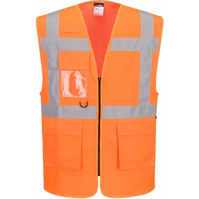 Portwest ES376 ES1 Essential Hi-Vis Sieťovaná manažérska vesta žltá