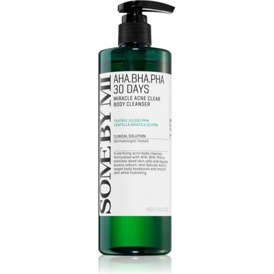SOME BY MI AHA-BHA-PHA 30 DAYS MIRACLE ACNE BODY CLEANSER sprchový gel proti akné 400 g – Hledejceny.cz
