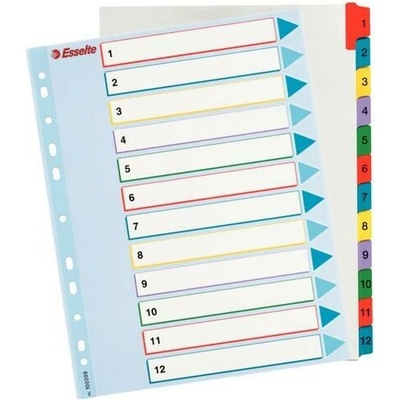 Kartónové registre Esselte Mylar s prepisovateľným predným listom, A4 Maxi, Mix farieb