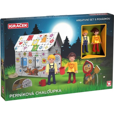 Efko Igráček Perníková chaloupka kreativní set s pohádkou