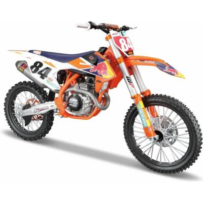 Maisto Motocykl Red Bull KTM 450 SX-F Factory Edition 2018 #84 Jeffrey Herlings 1:6