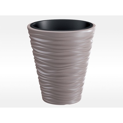 Prosperplast SAND Květináč 38,8 cm mocca