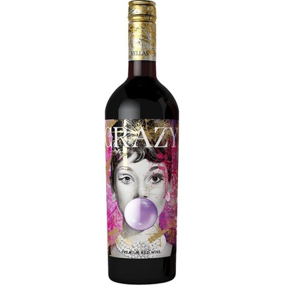 Vignobles Vellas Crazy Merlot-Syrah suché červené 2024 10,5% 0,75 l (holá láhev)
