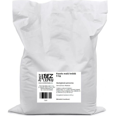 Život bez lepku Fazole malá hnědá 5 kg