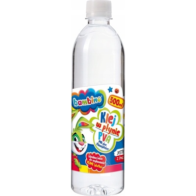 PVA Tekuté lepidlo na sliz, slizíky Bambino 500ml
