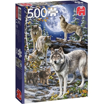 Jumbo Vlčí smečka v zimě 500 dílků