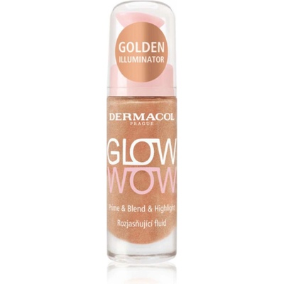 Dermacol GLOW WOW Golden Illuminator rozjasňující fluid 20 ml