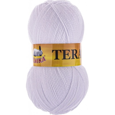 Pletací příze Vlnika TERA 100 bílá, klasická, 100g/310m