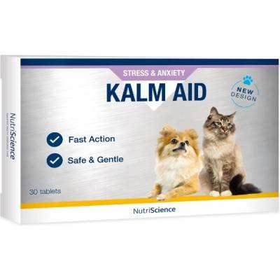 PlaqueOff NutriScience Kalm Aid upokojujúce tabletky 30 tbl